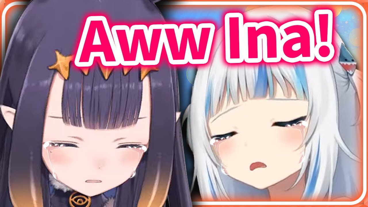 Gura and Ina almost couldn't Hold in their Tears 【HololiveEN】