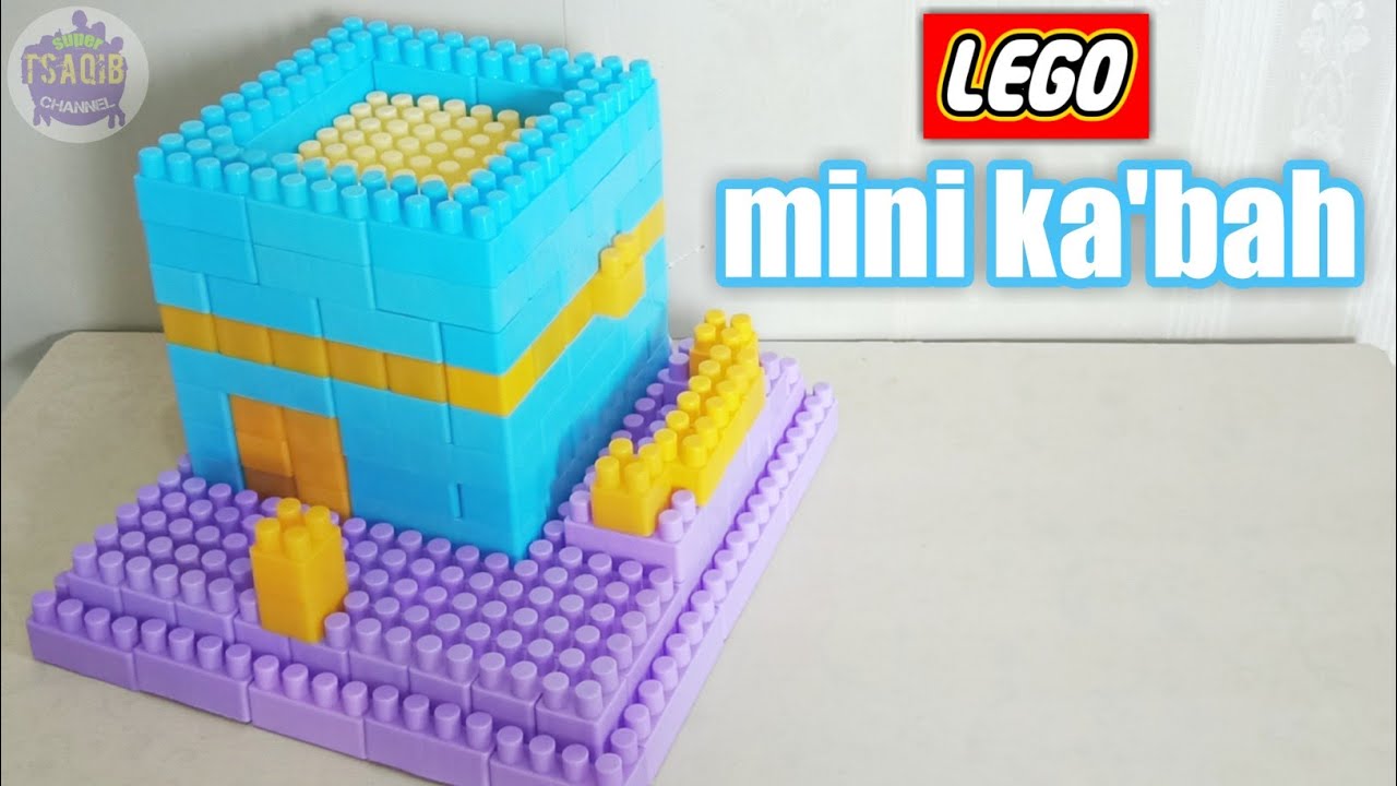Membuat miniatur ka'bah dari lego