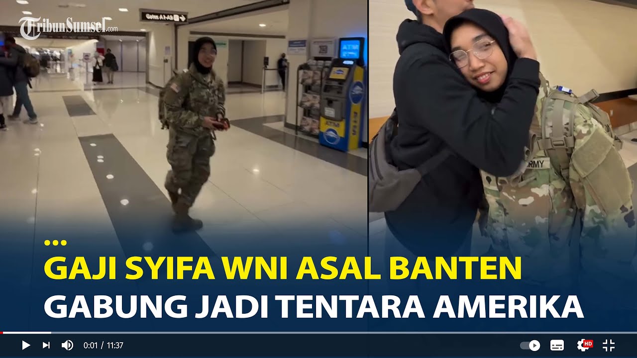 Gaji Syifa WNI asal Banten yang Gabung Jadi Tentara Cadangan Amerika Serikat
