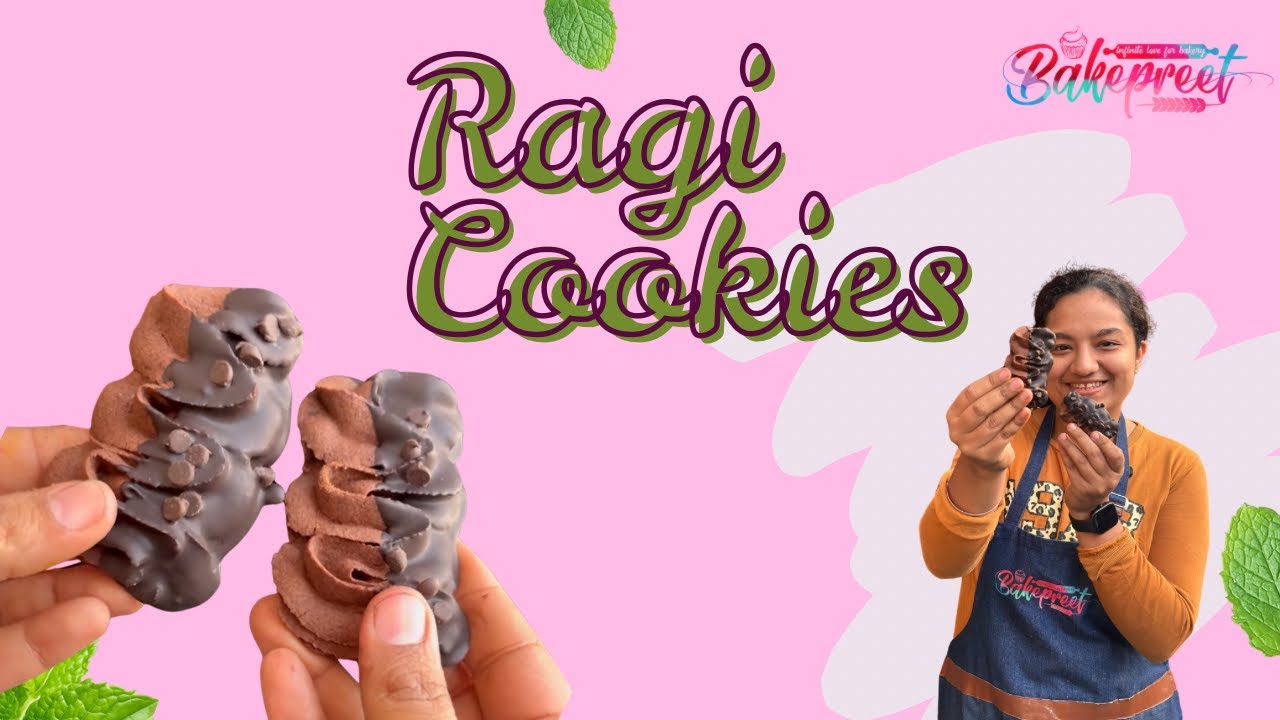 Ragi Cookies | Eggless| Gluten-free | 5 ingredients Quick Recipe | Beginners Friendly by @bakepreet 