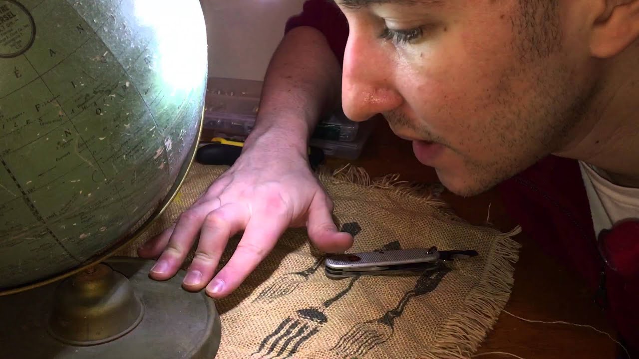 How I Repaired A Dusty Antique Globe I Found on the Street.