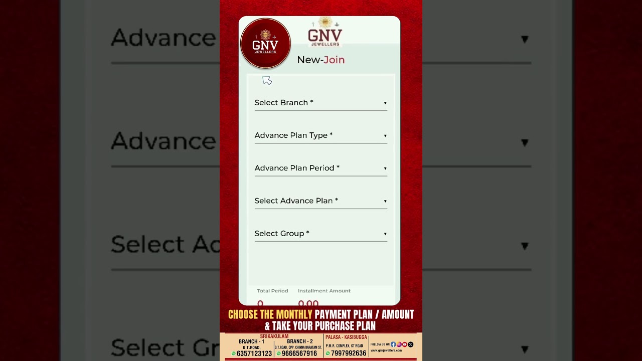 Own Gold Jewellery Easily with GNV Jewellers Monthly Payment Plan  | Easy EMI App Guide!