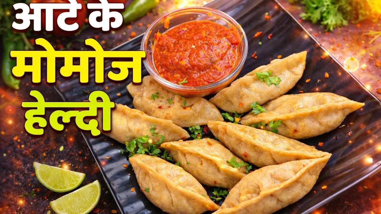 पहली बार में परफेक्ट हेल्दी मोमोज | आटे से बनाओ सॉफ्ट और जूसी मोमोज  Healthy Momos recipe 