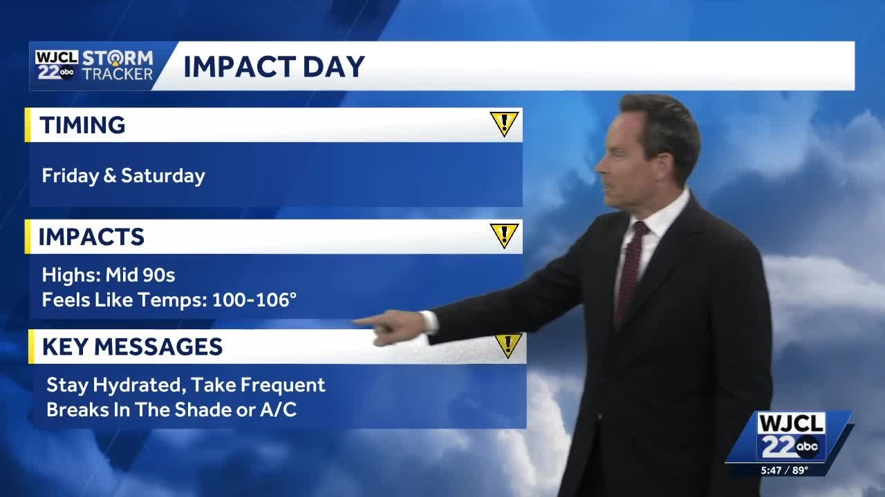 Impact Day: Heat surges higher this weekend in SE Georgia, Lowcountry