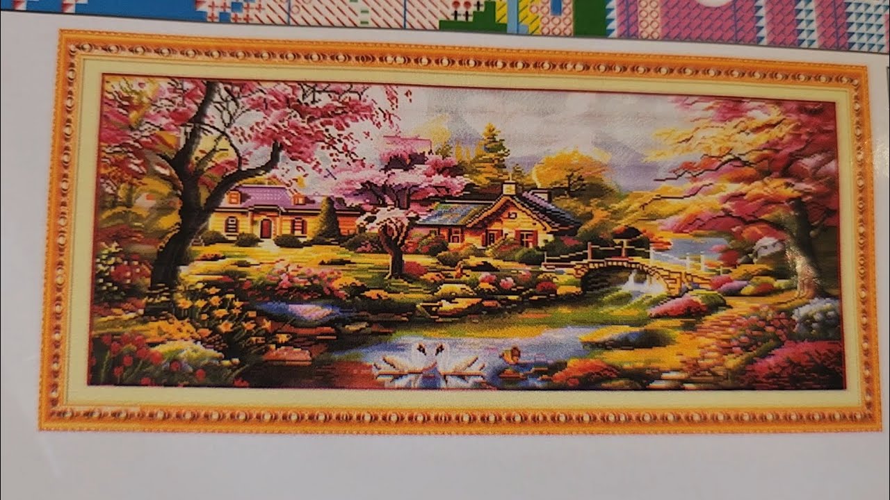 Stitch With Me | Fantasy Garden Cottage | Cozy Cross Stitch Chat 