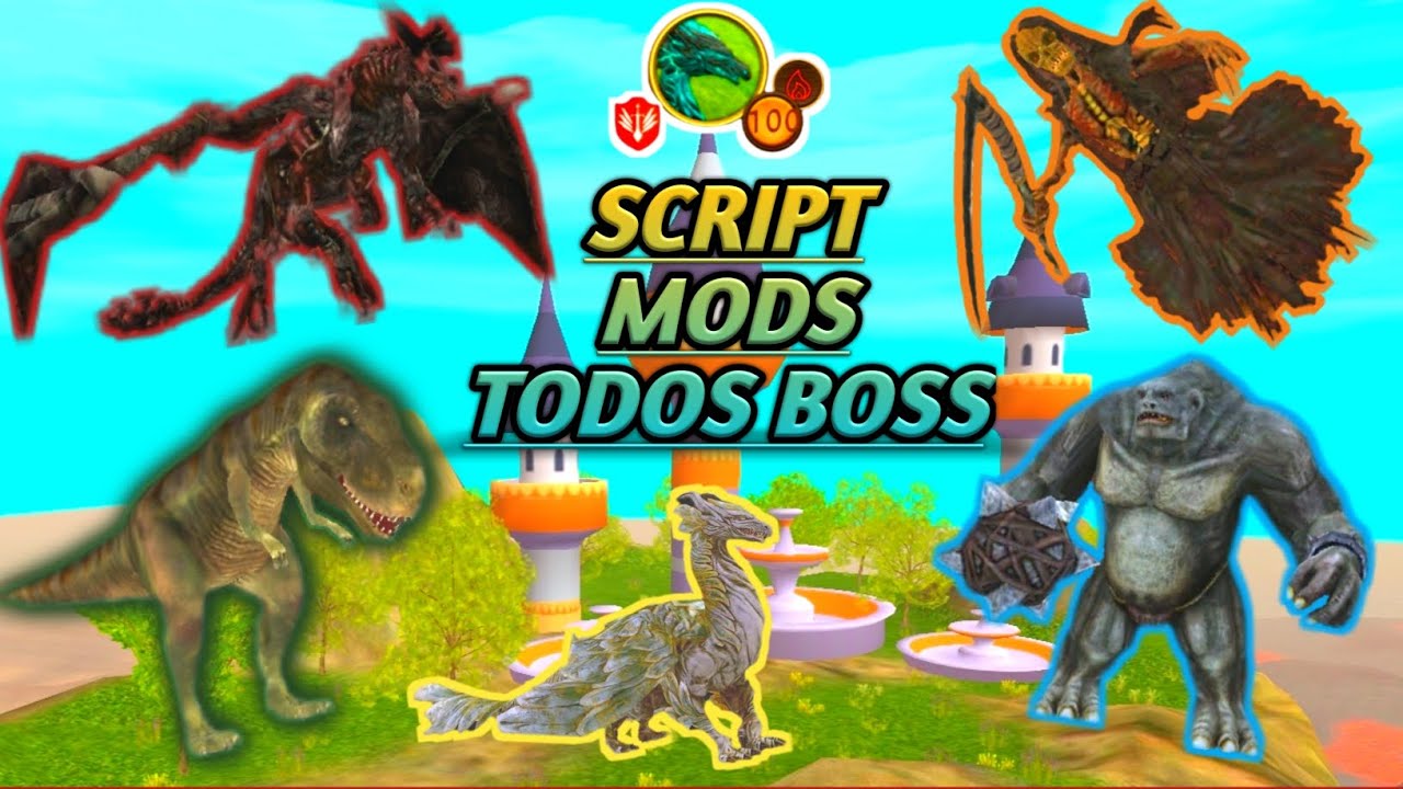 DRAGON SIM ONLINE | SCRIPT MODS ALL BOSS