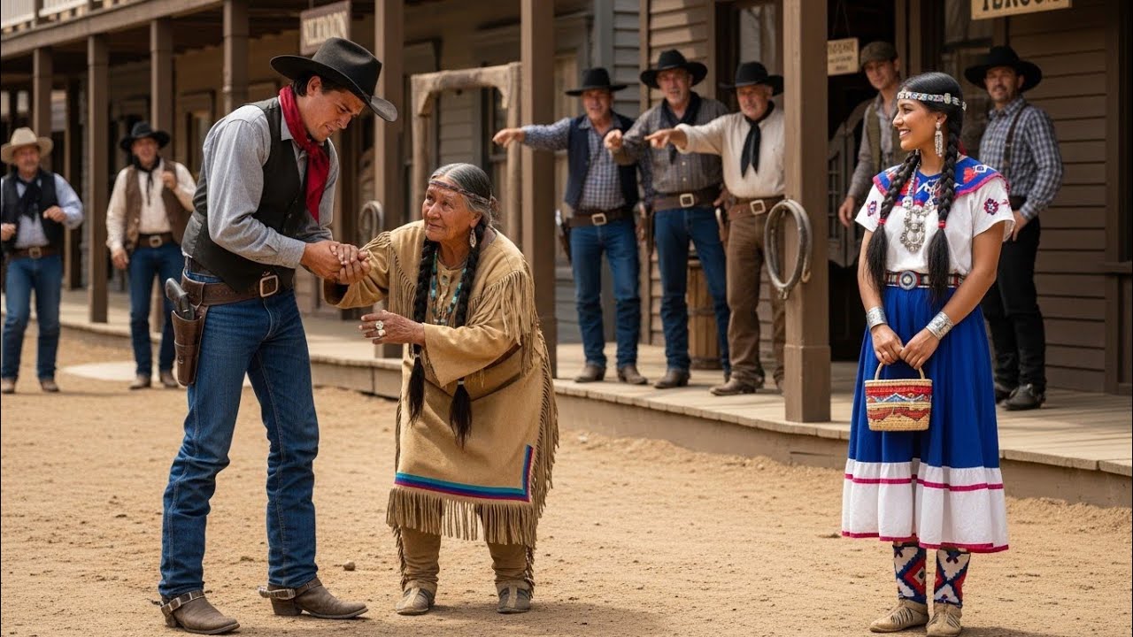 ¡Humillaron al Cowboy por Ayudar a una Anciana Apache… y Ella le Ofreció a su Hija! 🤠