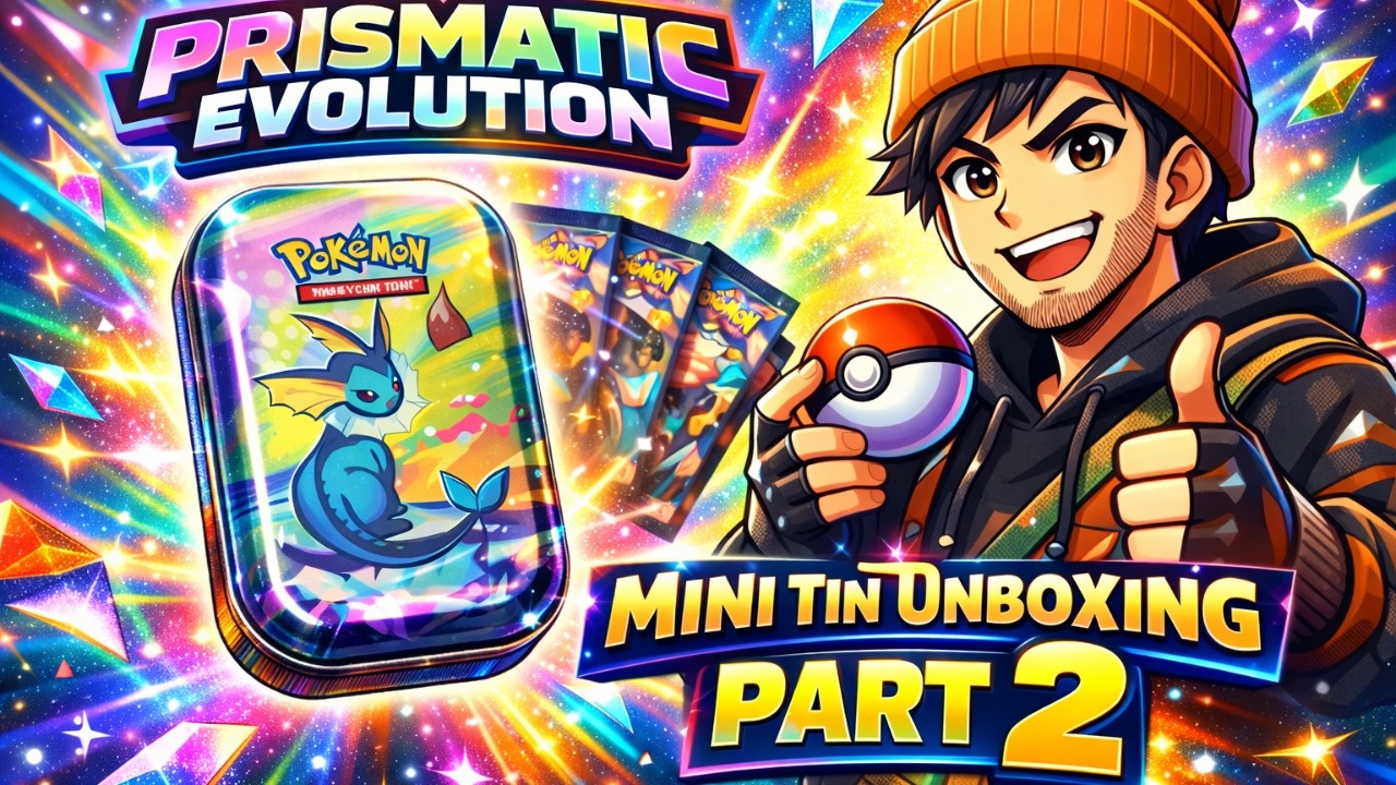 Pokemon Prismatic Evolution | Mini Tin 2
