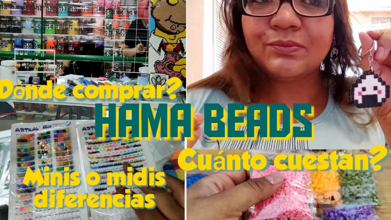 🌈Te muestro mis HAMA BEADS nuevos🌈🍙 hacemos un onigiri🍙