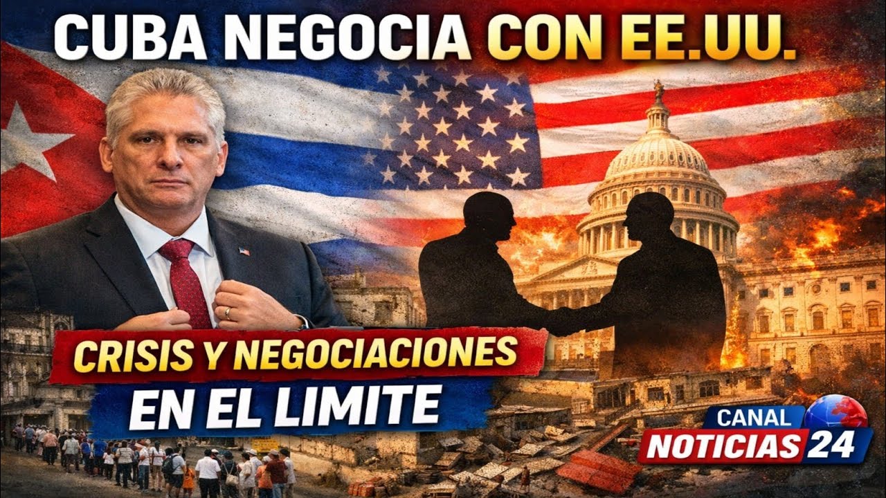 Cuba negocia con EE. UU.: Díaz-Canel mueve ficha en medio del colapso económico