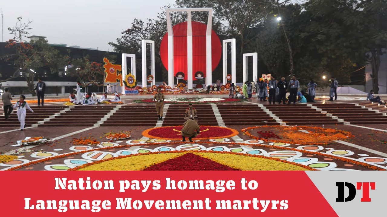 Nation pays respect to Language Movement martyrs