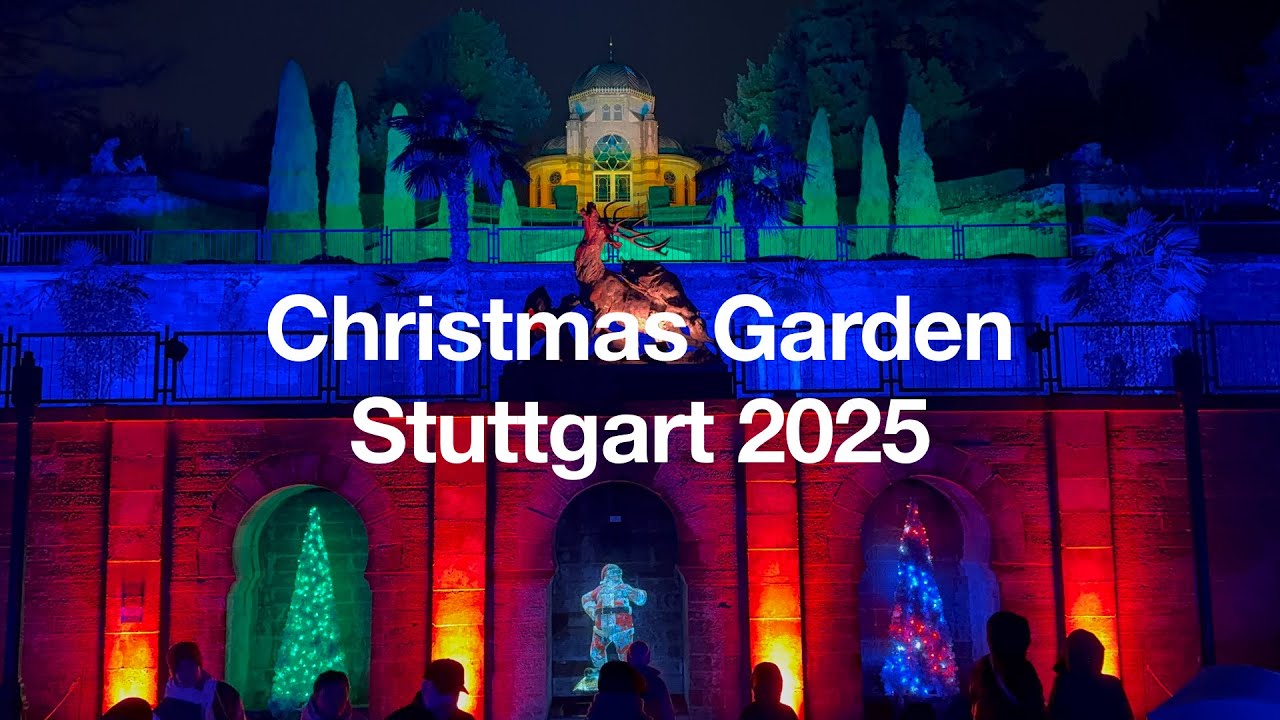 Christmas Garden Wilhelma [4K] Stuttgart 2025