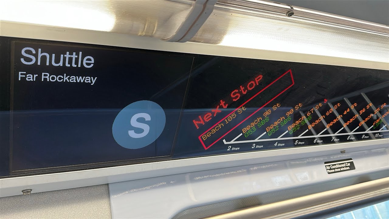 IND Rockaway Line: R179 (S) Train Ride from Rockaway Park-Beach 116th St to Far Rockaway-Mott Avenue