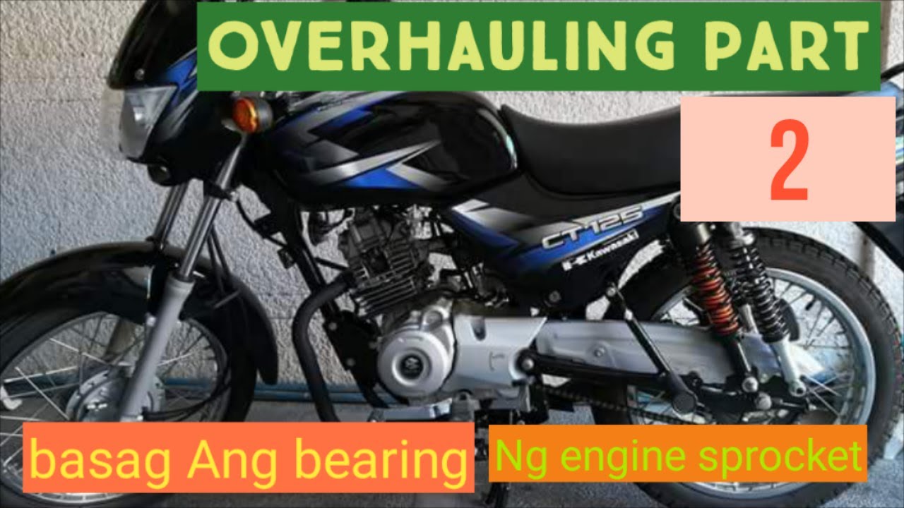 PART2 KAWASAKI BAJAJ CT 125 OVERHAULING