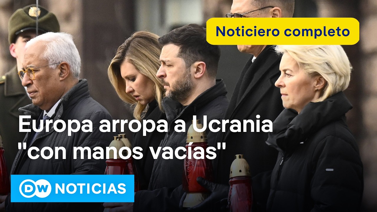 🔴DW Noticias 24 de febrero: Kiev conmemora cuarto aniversario de la invasión rusa