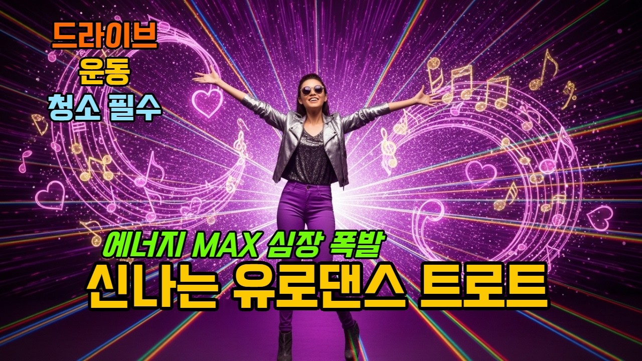 🔥폭발🔥 러닝·헬스용 유로댄스 트로트 10곡 | 💪에너지 MAX 심장 폭발 | 🎧90년대 레트로 클럽 플레이리스트