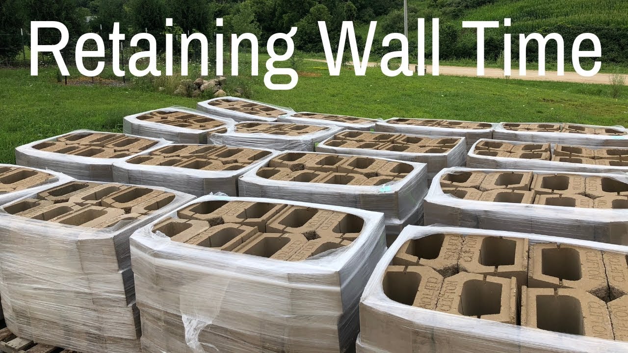Woodward Acres: Starting a Retaining Wall Project with Menards Clifton Blocks