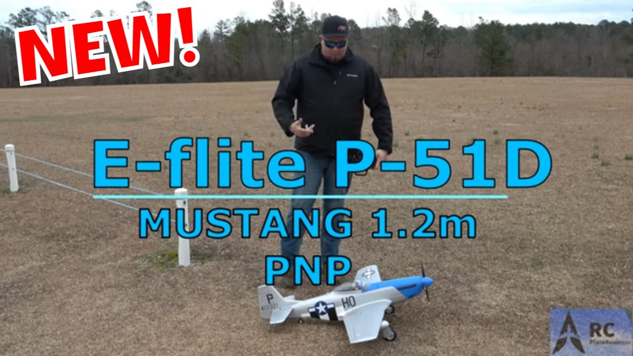 This Tiny Plane Packs a Punch: E-Flite P51D 1.2m Flight Review! #rc #plane #avation #aeroplane