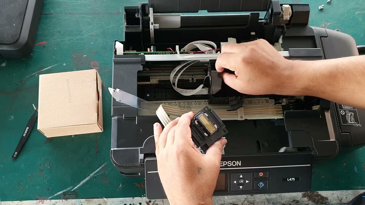 cabezal Epson no imprime nada / mi impresora imprime en blanco / cambio Cabezal