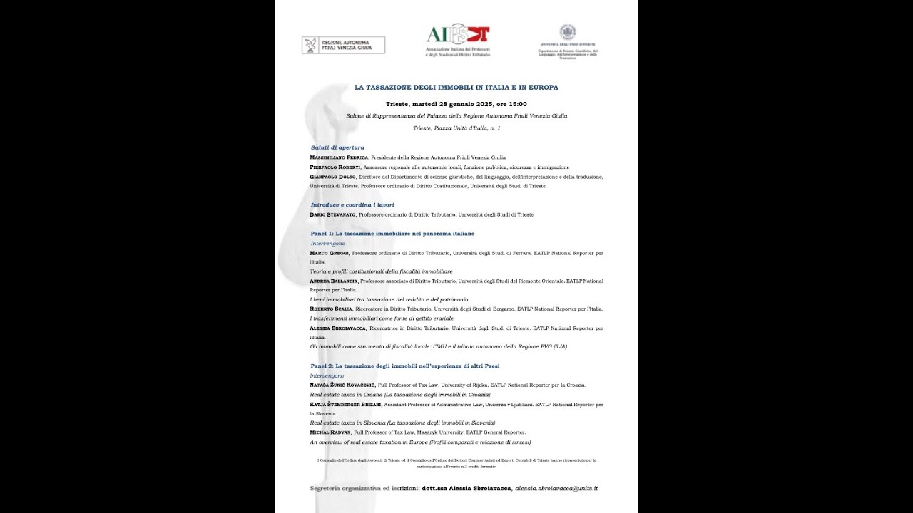 La tassazione degli immobili in Italia e in Europa