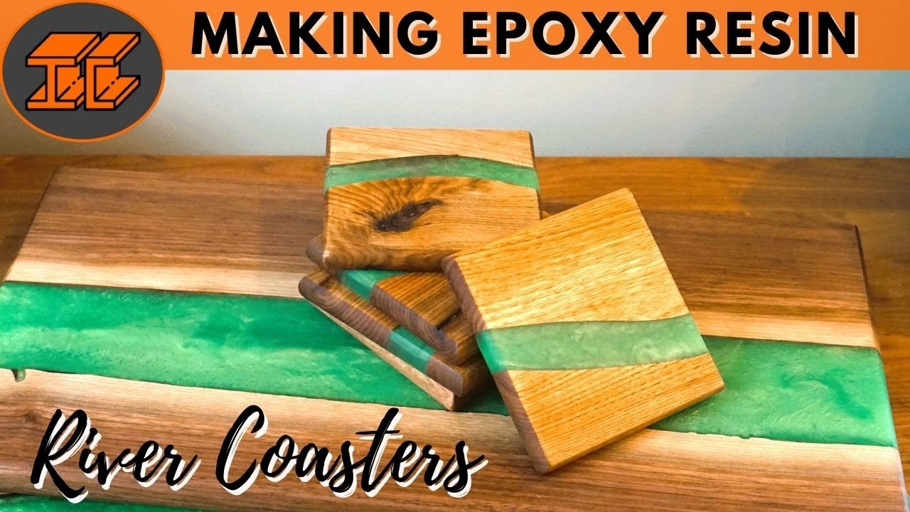 Woodworking Basics: Make Epoxy Resin River Coasters