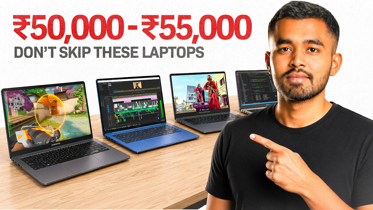 Best Laptop Under 50000 in 2026 🔥 TOP 5 Laptops for Students, Coding & Gaming under 50000 - 55000