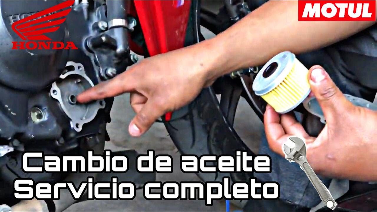 cambio de aceite para honda cbr 250r, servicio completo!!