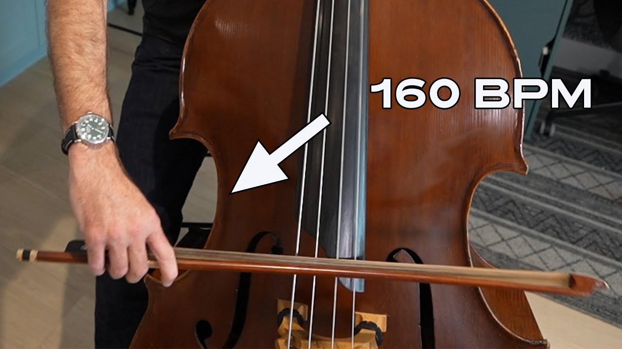 How to develop a fast spiccato on double bass