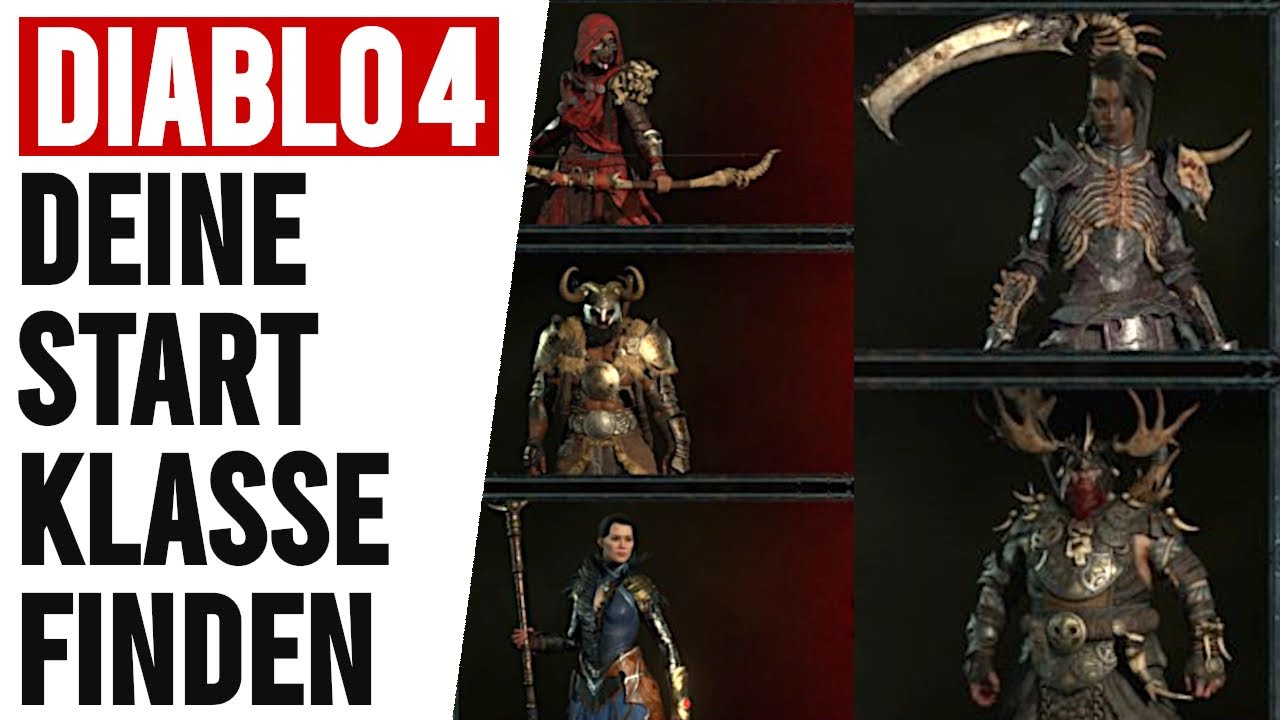 ALLE Diablo 4 KLASSEN in der ÜBERSICHT vorgestellt! Dein GUIDE zur KLASSENWAHL