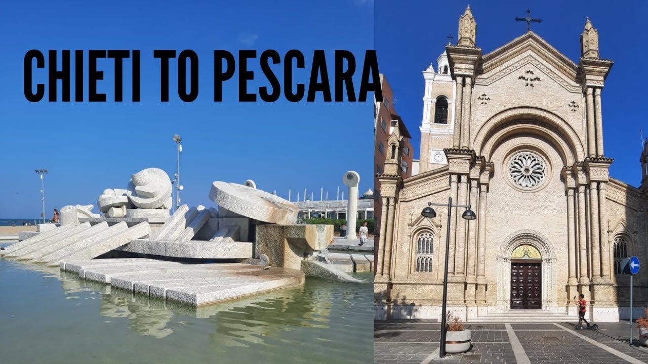 Chieti to Pescara: University, railway station, stationary and everything in between (Italy)