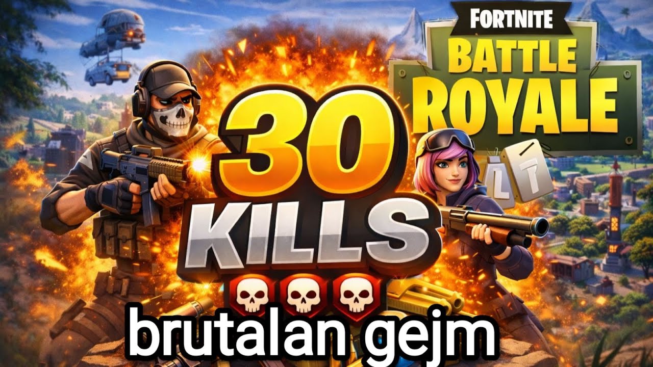 TRIO HAOS! 30 kilova i DRUGO MESTO 😤🔥 | FORTNITE BATTLE ROYALE
