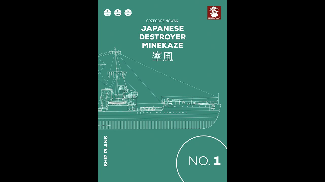 Destroyer Minekaze Scale Plans