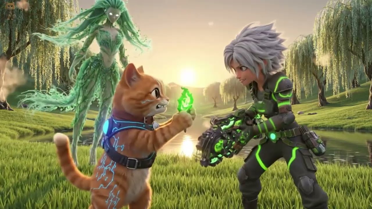 SimCat & Nova: The Secret of the Verdant Grid | 3D Sci-Fi - The First Lie