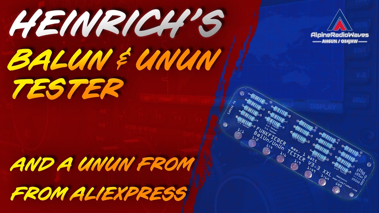FUNKFIEBER Balun / UnUn Tester and a 1:9 UnUn from AliExpress