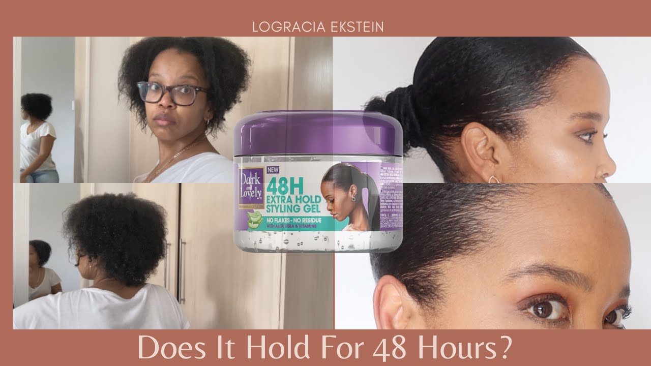 Review: Dark & Lovely 48 Hour Extra Hold Styling Gel | Logracia Ekstein | South African YouTuber