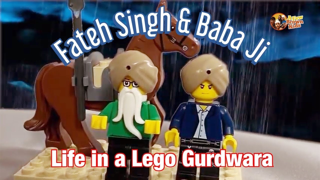 Sikh Lego - life in a LEGO Sikh Gurdwara, baba ji & fateh singh