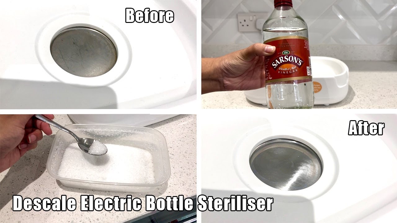 How to descale the Tommee Tippee Electric Bottle Steriliser 🍼 | First Time Mum UK