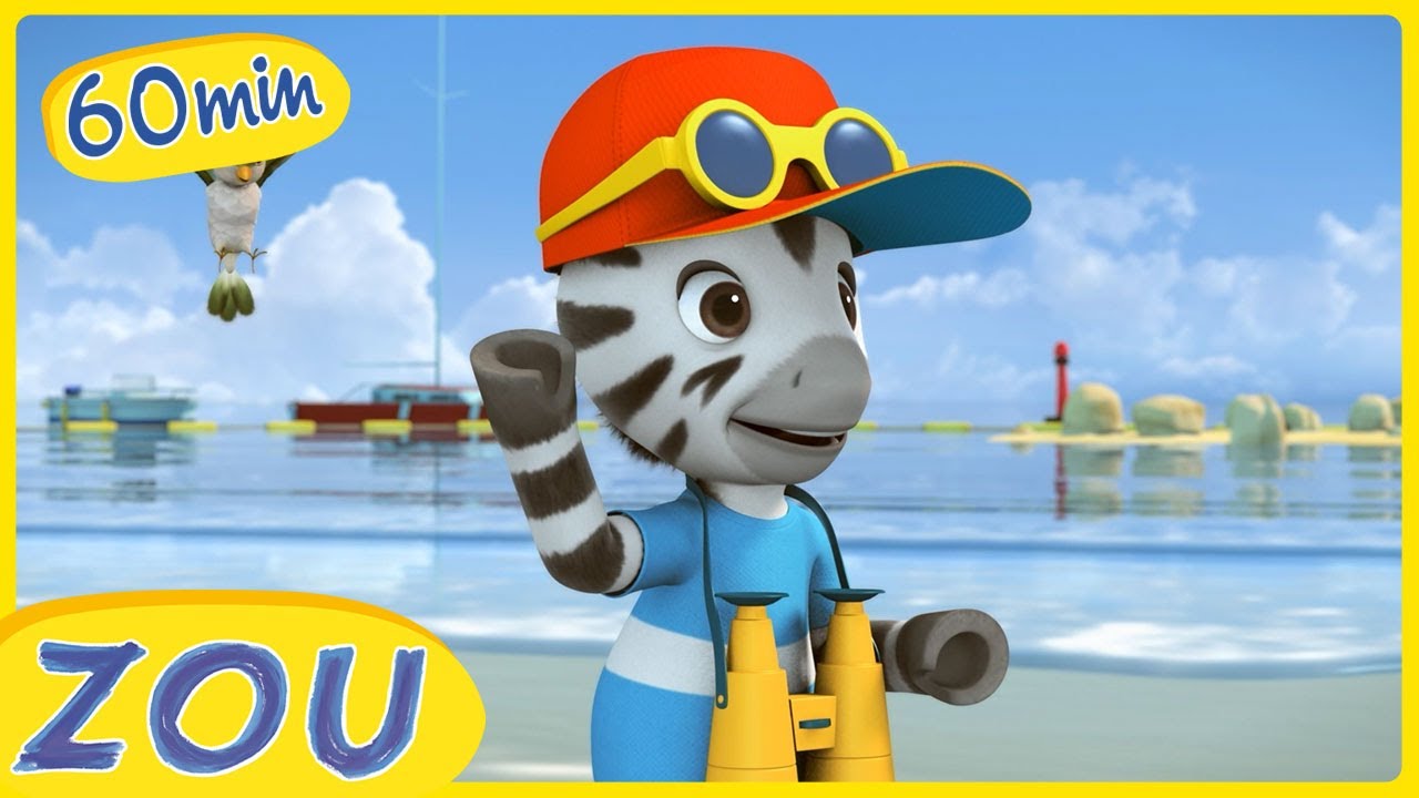 ZOU trascorre l'estate in spiaggia | Compilation 1 ora | ZOU in italiano 🦓 | Cartoni animati