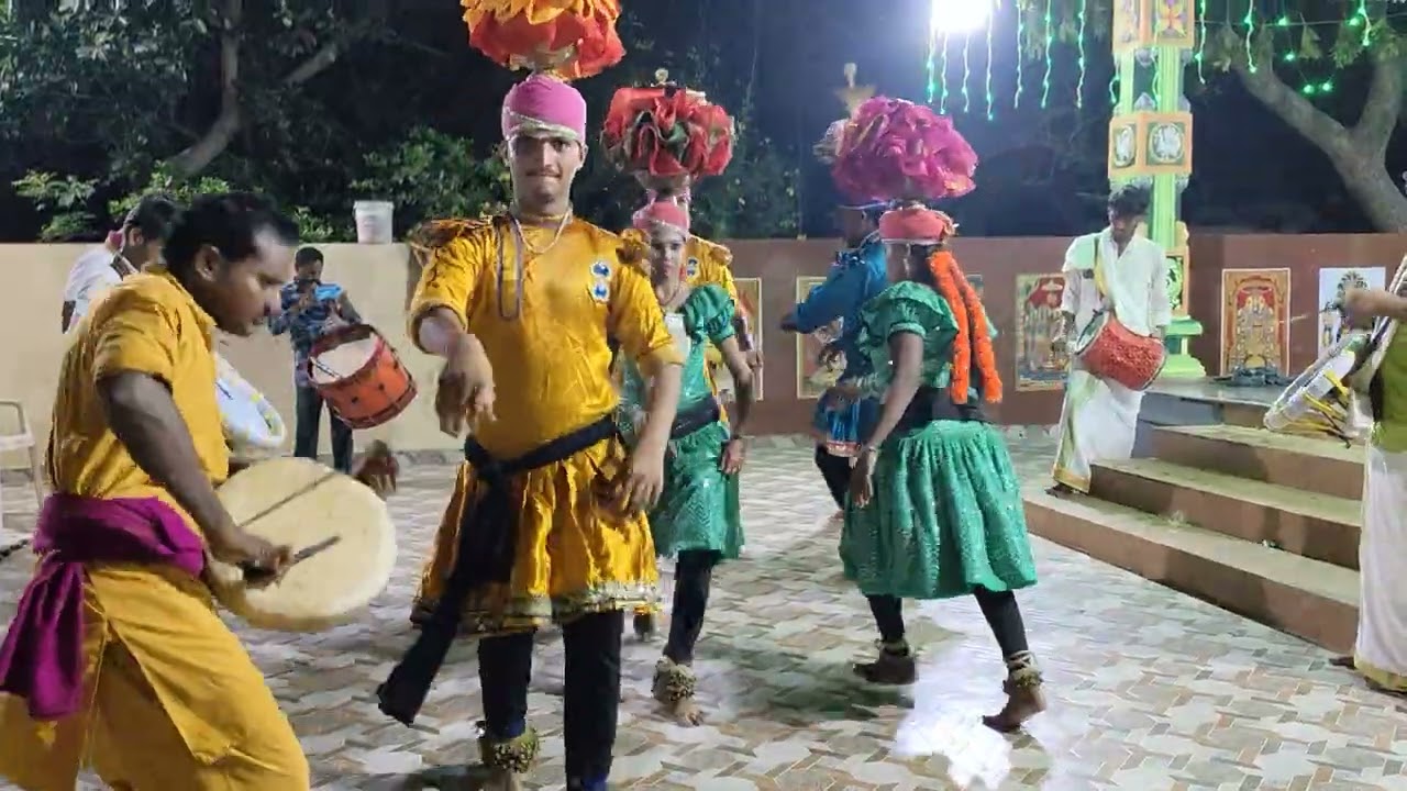 శ్రీ సాయి దుర్గ గరగ నాట్యం వీర నాట్యం బృందం ఇంజరం  సాయి 9553185828
