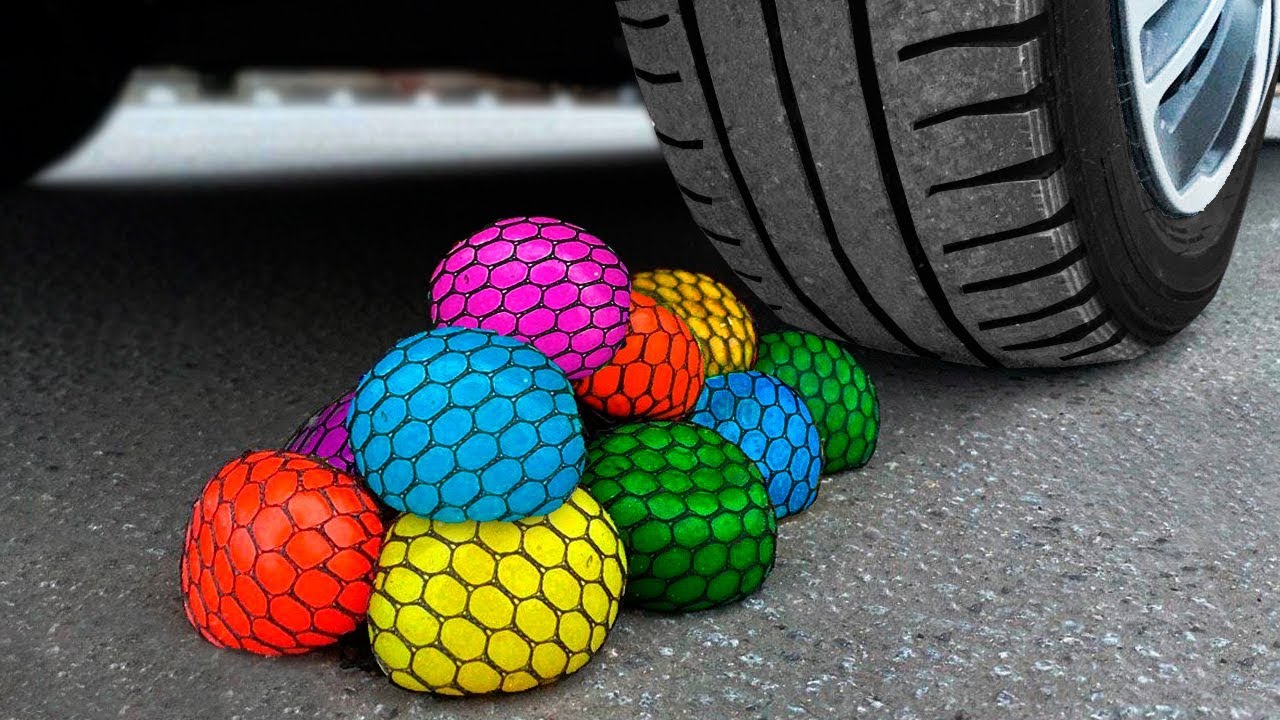 EXPERIMENT: CAR VS SQUISHY STRESS BALLS