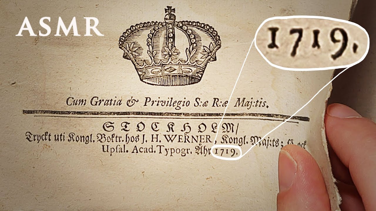 ASMR Reading Royal Letter from 1719 | Soft Spoken & Whispering