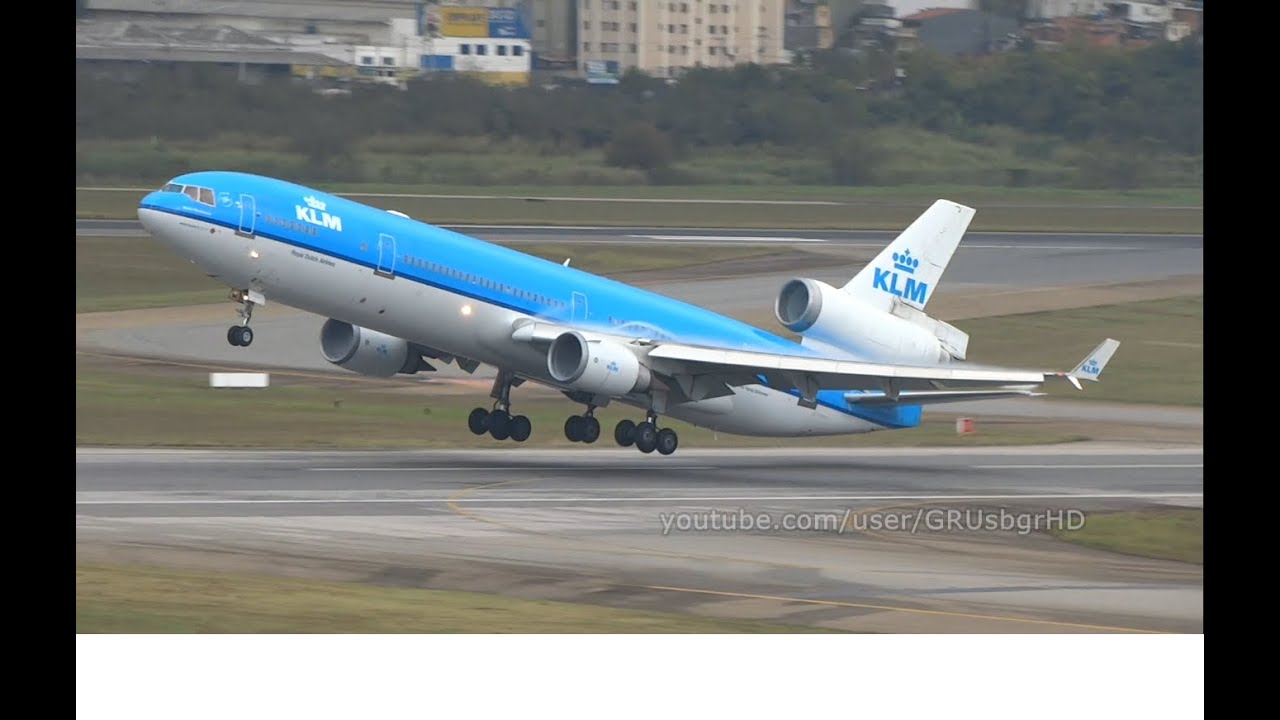 [ HD ] KLM Md11 at Guarulhos GRU SBGR
