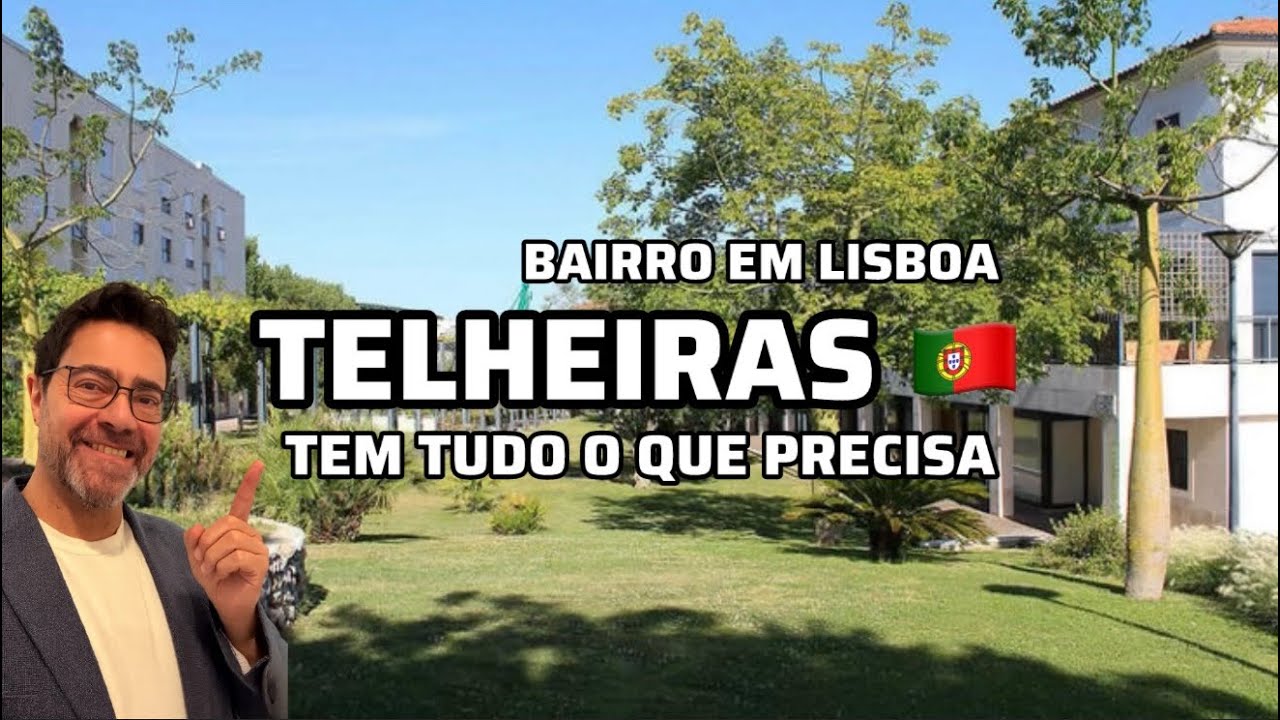 Viver neste bairro em Lisboa é uma excelente opção para sua família 🇵🇹 4K