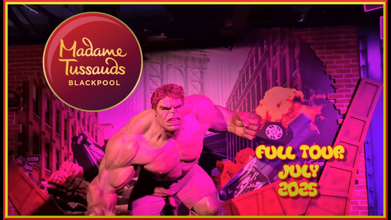 Fun And Games With The Building To Myself At Madame Tussauds Blackpool July 2025