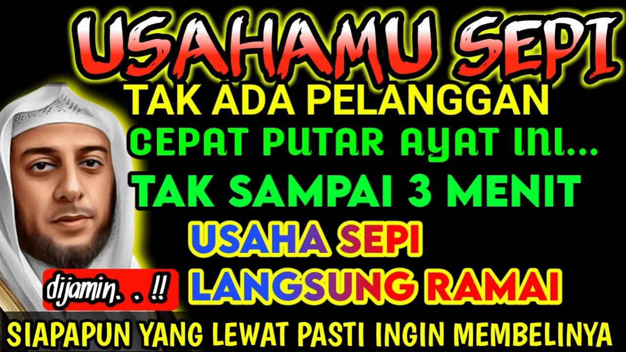 KUN FAYAKUN 🤲 🕋SIAP SIAP USAHAMU KEBANJIRAN PEMBELI 🕋RIBUAN ORANG AKAN MEMBORONG DAGANGANMU