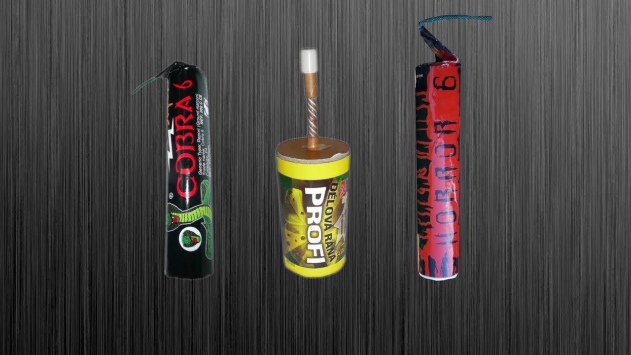 Cobra6 vs Horror6 vs Delova Rana Profi |Firecrackers test|Vuurwerk