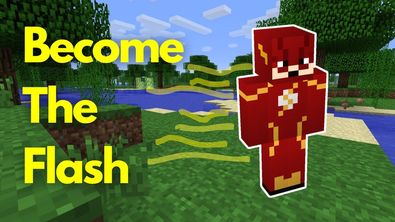 How To Become The Flash On Minecraft Using Commands!