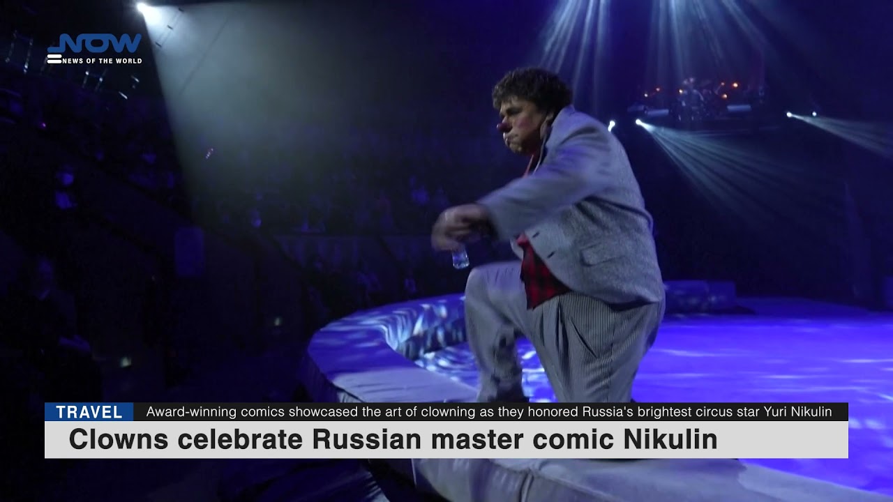 Clowns celebrate Russian master comic Nikulin