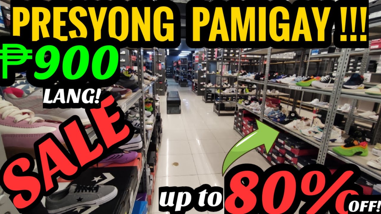 PRESYONG PAMIGAY Dito sa OUTLET STORE ng SAPATOS sa MANDALUYONG!  SALE up to 80% Off! ₱900 nalang!
