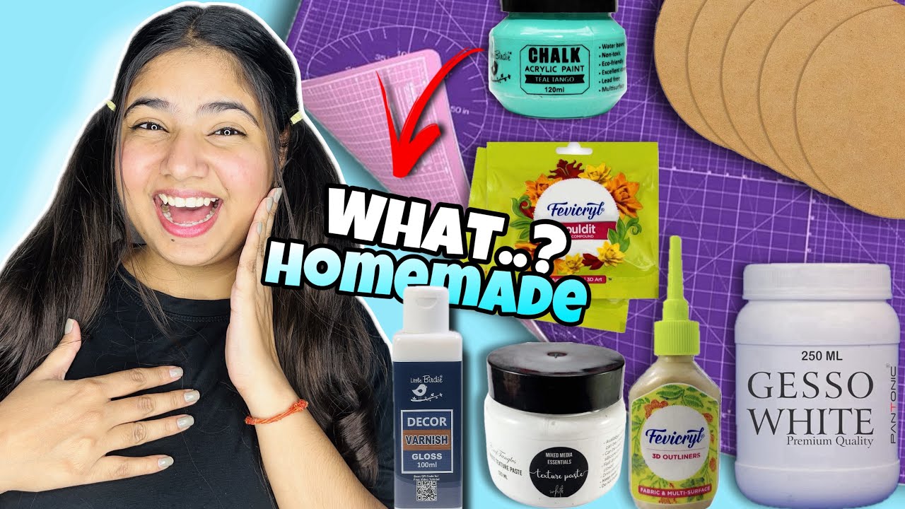 I made 7 Essential craft supplies at home😱@Priyanjali Singh